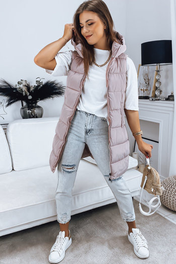 Ženski brezrokavnik BRITA roza Dstreet TY3231