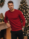 Moški klasični bordo pulover Dstreet WX1933z