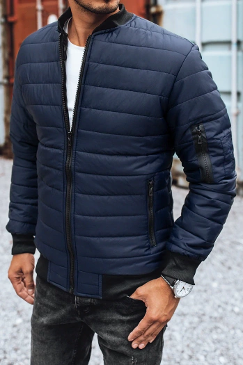 Moška prehodna jakna temno-modra Dstreet TX2205z