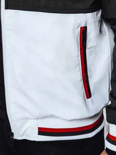 Moška prehodna jakna Barva Bela DSTREET TX4352