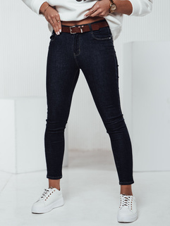 Ženske jeans hlače JEANLINE skinny s pasom Dstreet UY2323_1