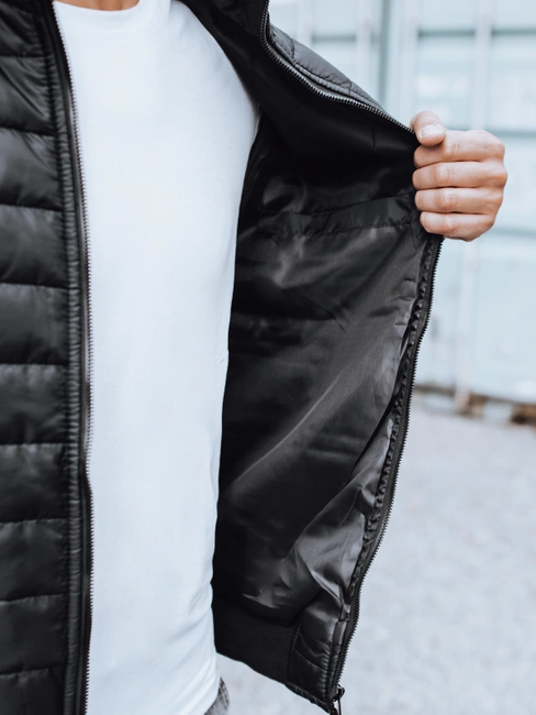 Moška prehodna jakna črna Dstreet TX3270z