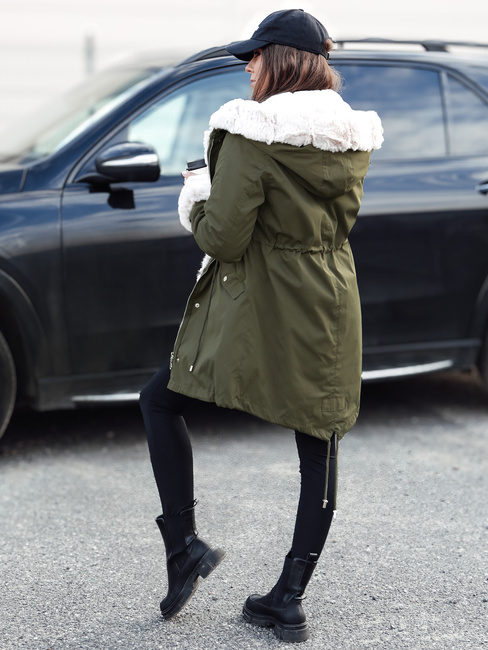 Ženska zimska jakna STARBURST zelena Dstreet TY4763