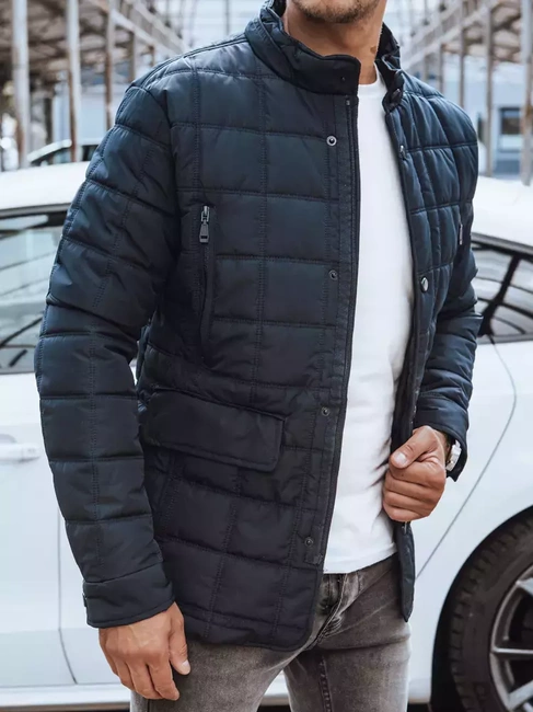 Moška prehodna jakna temno-modra Dstreet TX4135