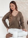 Ženski pulover LACEONIA beige Dstreet MY2404