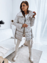 Ženska zimska jakna LONDON PREMIUM bež Dstreet TY3162