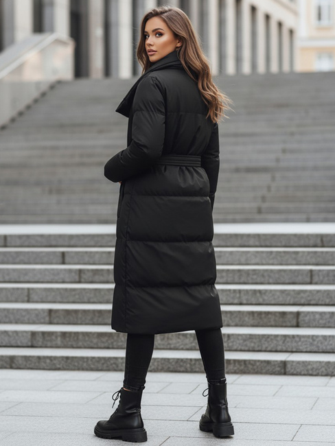 Ženska prešita jakna plašč FAVI black Dstreet TY3089