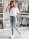 Ženske jeans hlače PEARLYME blue Dstreet UY2710