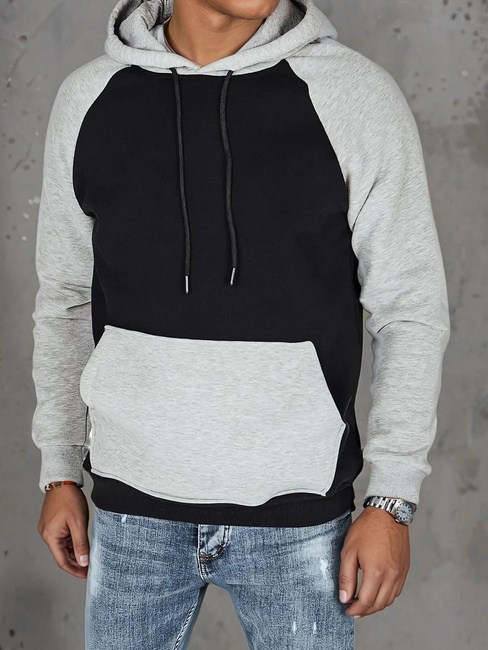 Moška osnovna majica s kapuco črna Dstreet BX5889