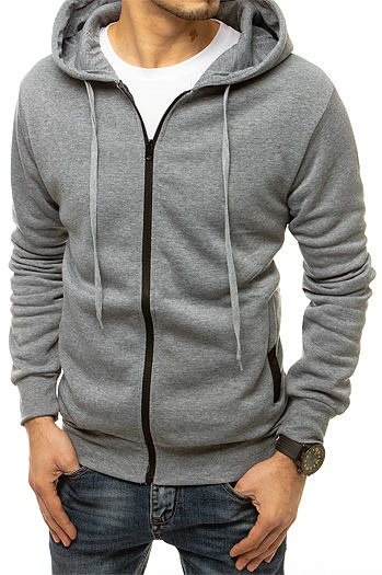 Moška jopa z zadrgo Barva siva DSTREET BX4945