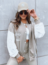 Ženska bomber jakna OLDSCHOOL CHICAGO Barva Temno bež DSTREET BY1209