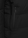 Moška prešita zimska jakna s kapuco črna Dstreet TX5117