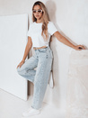 Ženske jeans hlače BAGETSON blue Dstreet UY2431