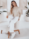 Ženski pulover BRAVINA beige Dstreet MY2529