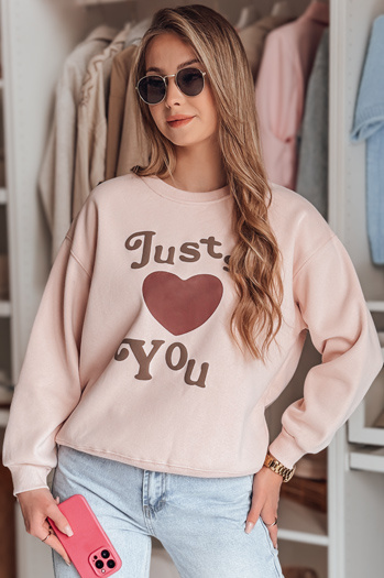 Ženska bluza FEELME roza Dstreet BY1473