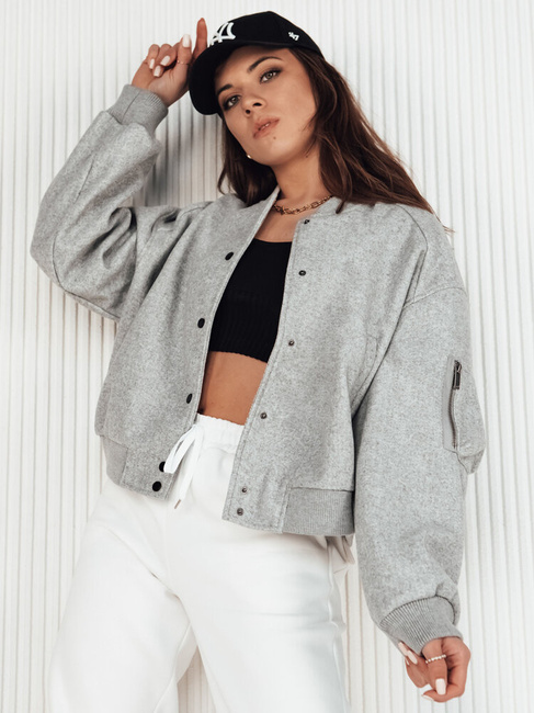 Ženska bomber jakna BONDAI Barva siva DSTREET TY4146