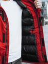 Moška zimska jakna parka rdeča Dstreet TX2995z