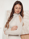 Ženski pulover GOLFIVA beige Dstreet MY2407