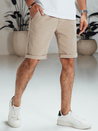 Moške kratke hlače iz džinsa, bež Dstreet SX2549