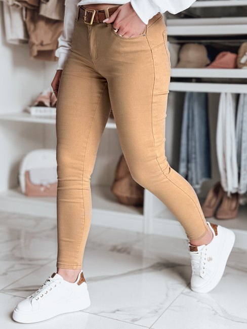 Ženske jeans hlače LODGE brown Dstreet UY1905