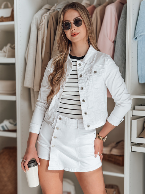 Ženske kratke hlače SUMERLUXE white Dstreet SY0338