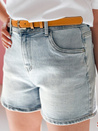 Ženske kratke hlače iz džinsa s pasom SUNNY JIN blue Dstreet SY0470