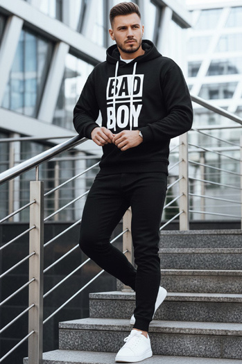 Moška kapuca črna Dstreet BX5925