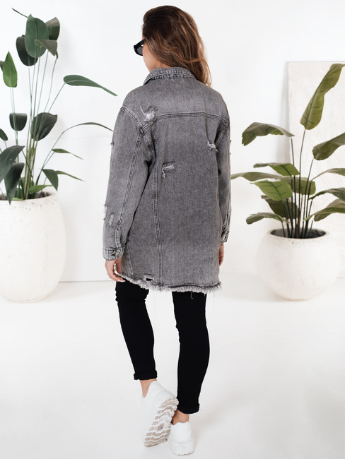 Ženska jeans jakna XENIA siva Dstreet TY5131