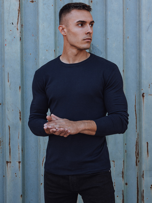 Sweter męski klasyczny granatowy Dstreet WX2214