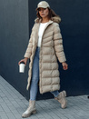 Ženski zimski plašč LUXWARM beige Dstreet TY4376