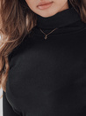 Ženski pulover z rolojem VANORIA black Dstreet MY2488