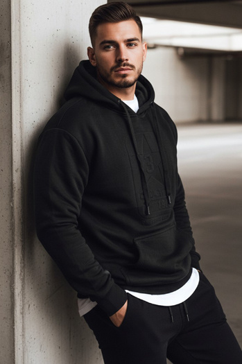 Moška črna majica Dstreet BX5933