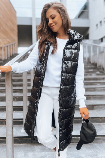 Ženski prešiti telovnik GANTINI black Dstreet TY3739