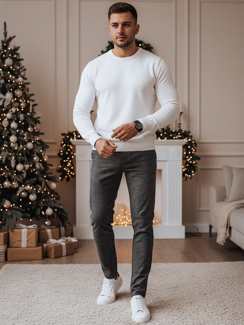 Moške hlače v grafitni barvi Dstreet UX4406z