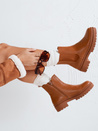 Ženski škornji MONDERICO camel Dstreet ZY0512