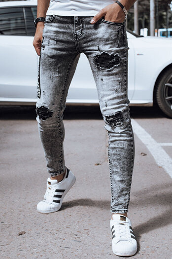 Spodnie męskie jeansowe czarne Dstreet UX4358