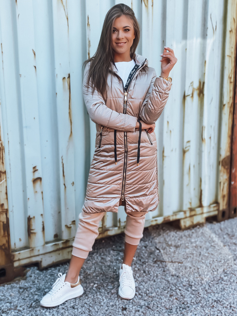 Ženska jakna BIBI camel Dstreet TY3114