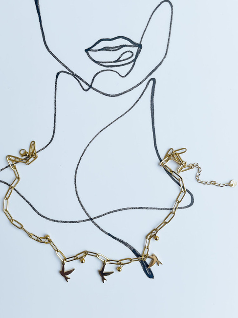 Ženska ogrlica CANA Barva zlati DSTREET IY0072