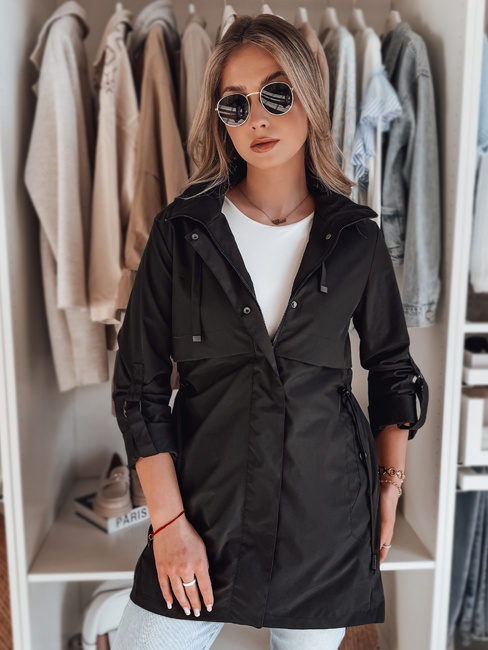 Ženska prehodna jakna parka STYLINA black Dstreet TY4788