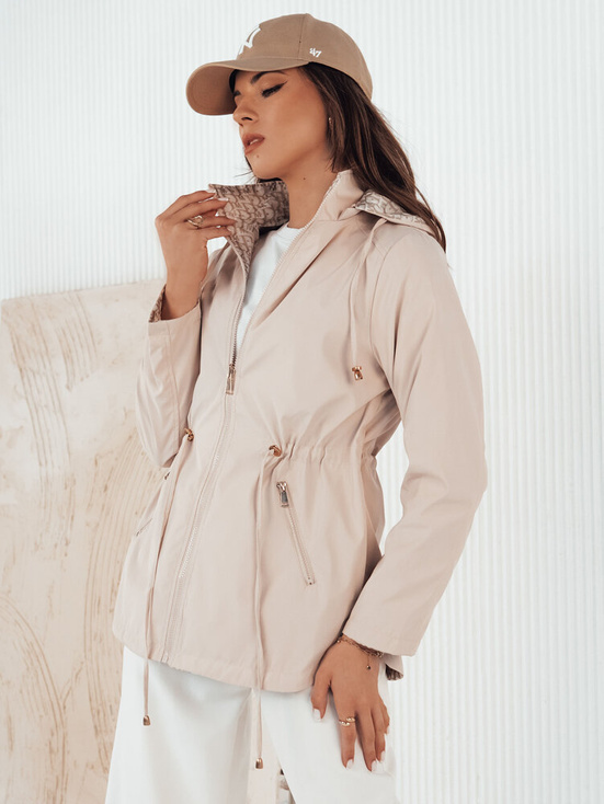 Ženska jakna parka BEGET beige Dstreet TY4263