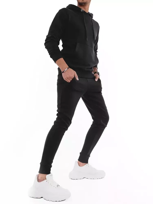 Moške komplet trenirke Barva Črna DSTREET AX0432