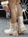 Ženski snežni škornji NORDYN beige Dstreet ZY0537