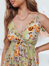 MISSBLOSSY zelena maksi obleka Dstreet EY2619