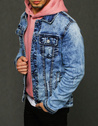 Moška jeans jakna Barva Modra DSTREET TX3224