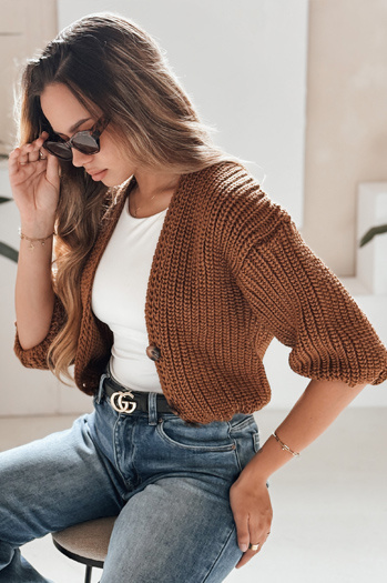 Ženska jopica NUTI Barva kamela  DSTREET MY1678