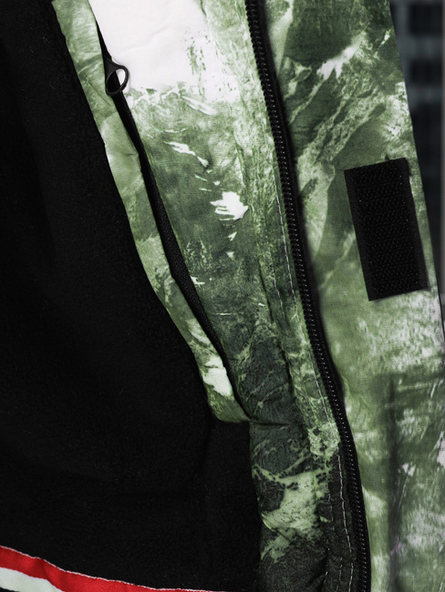 Moška zimska smučarska jakna zelena Dstreet TX5126