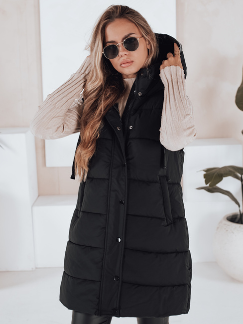 Ženski brezrokavnik TOLIS črna Dstreet TY3297