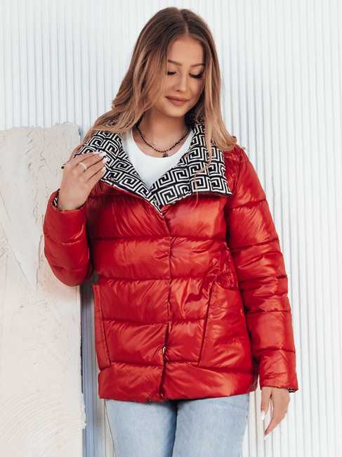 Ženska prešita jakna DELSY Barva rdeča DSTREET TY4122