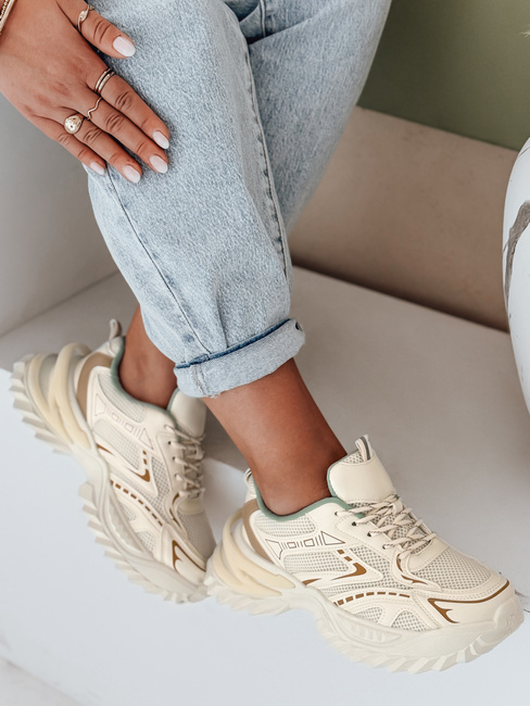 Ženske športne superge beige Dstreet ZY1008