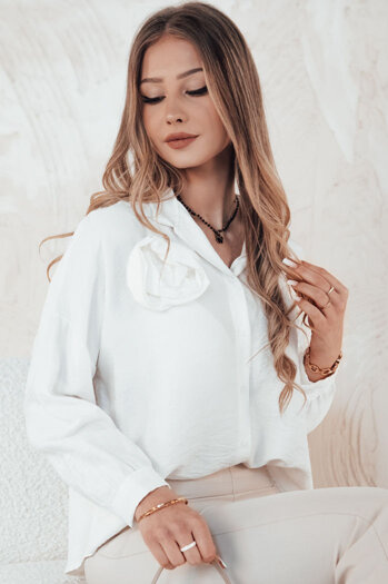 FOUGUAS ženska majica bela Dstreet DY0407